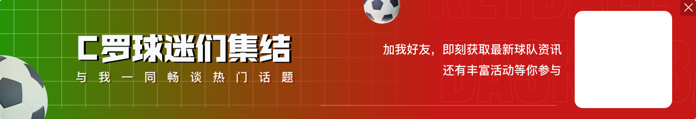 C罗13个不同自然年进40+球,超过梅西成为历史首人